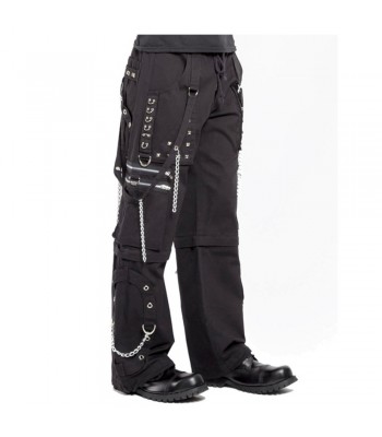 Men Gothic Pant Bondage Punk Rock Pant Shorts